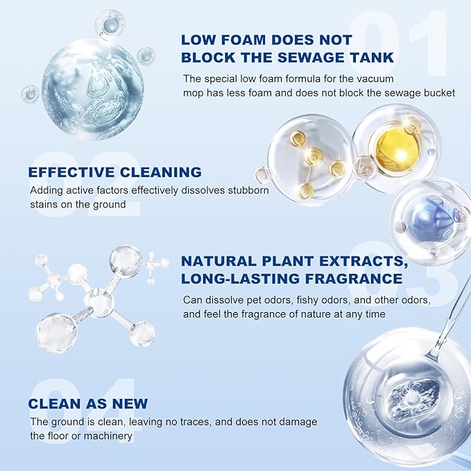 5 Bottles Compatible with Tineco Cleaning Solution Pet 500ml Per Bottle Orange Scents Floor Cleaner Compatible with All Robot Vacuums with Mopping and Cordless Wet/Dry Vacuum (Orange Scents)