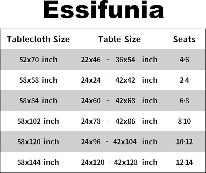 Classic Gingham Buffalo Tablecloth Fabric - Oblong 58x144 Inch Water Proof Checkered Table Cloth for Indoor Outdoor - Table Cover for Valentine's Day, Picnics, BBQs, and Parties