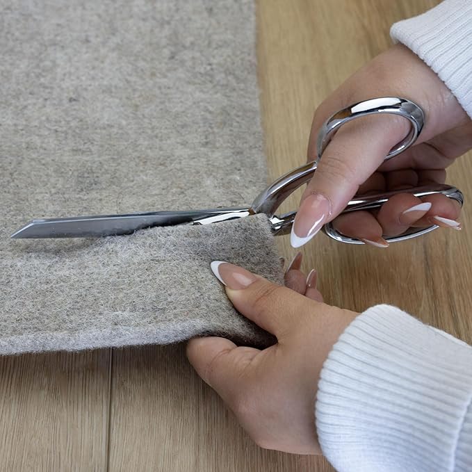 RUGPADUSA - Eco-Plush - 6'x8' - 3/8" Thick - 100% Felt - Extra Cushioned Rug Pad - Available in 3 Thicknesses, Many Custom Sizes