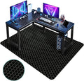 Vicwe Office Chair Mat for Hardwood Floor, 63" x 51" Large Office Chair Mat, Gaming Chair Mat for Hardwood, Easy Glide for Chairs, Multi-Purpose Floor Protector Desk Chair Mat for Home Office