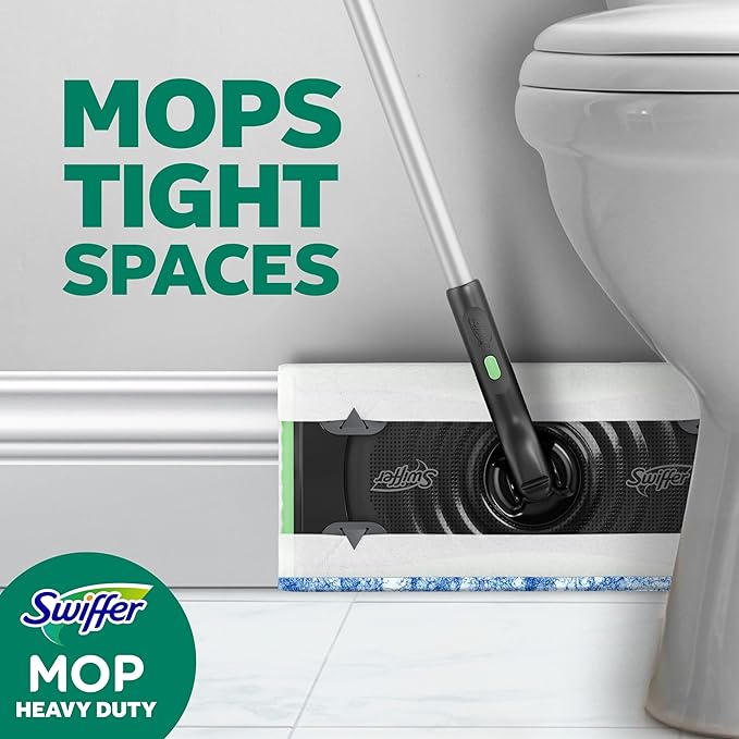 Swiffer Sweeper Pet Heavy Duty Multi-Surface Wet Cloth Refills for Floor Mopping and Cleaning, Fresh scent, 16 count, Pack of 2