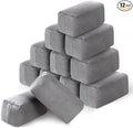 Riakrum 12 Pack Microfiber Applicator Pads Suede Car Detailing Sponge Ceramic Coating Applicator Pads Coating Sponge for Cars Graphene Metal Plastic Trim Ceramic Spray Applying Wax