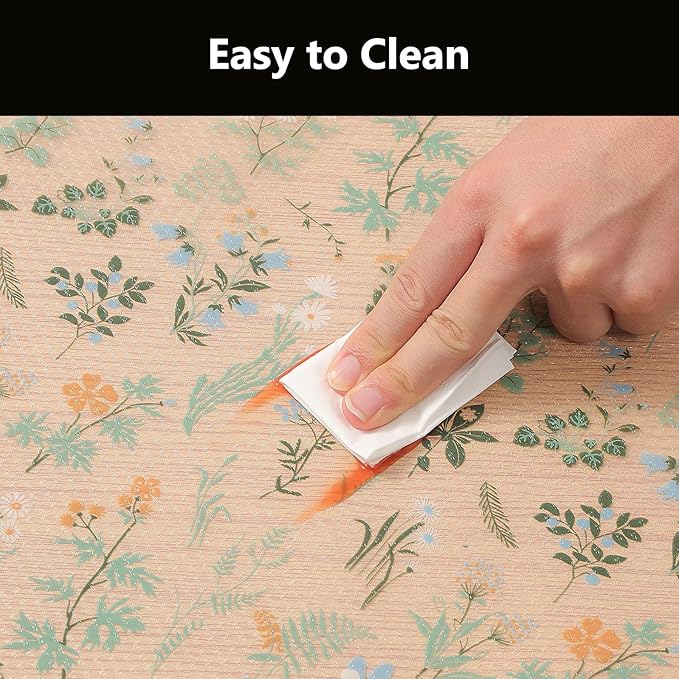 INNOLITES Shelf Liners for Kitchen Cabinets – Drawer Liner Waterproof & Oil-Proof, Non-Adhesive EVA Mat – Durable & Washable – for Shelves, Cupboard, Dresser 23.6" x 360"