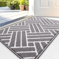 OLANLY Indoor Door Mat, 36x24 Inch, Dirt Resistant and Absorbent, Non-Slip Rubber Backing Floor Mats, Easy Clean Low-Profile Doormat for Entryway, Front Door, and Inside Entrance, Grey