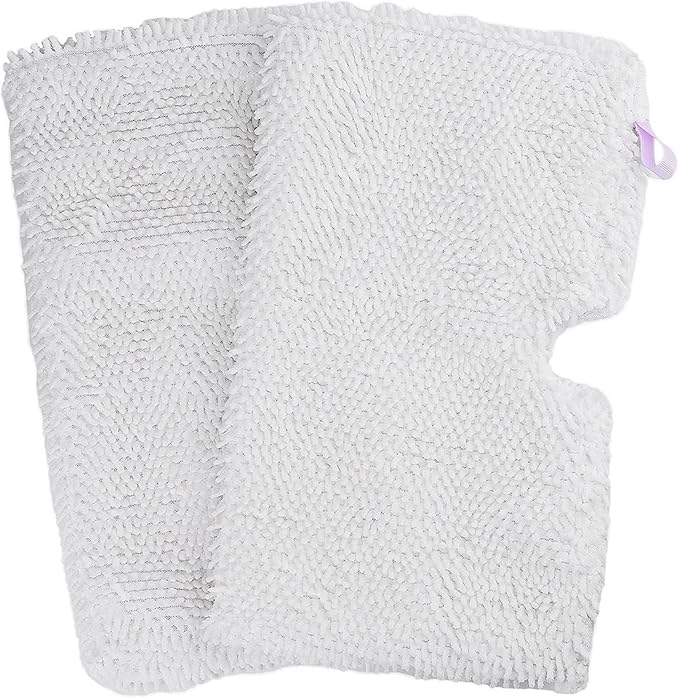 Flammi Steam Mop Replacement Pads for Shark Steam Pocket Mop S3500 Series S3501 S3601 S3550 S3901 SE450 S3801CO S3601D S2901 S2902, 2 Pack