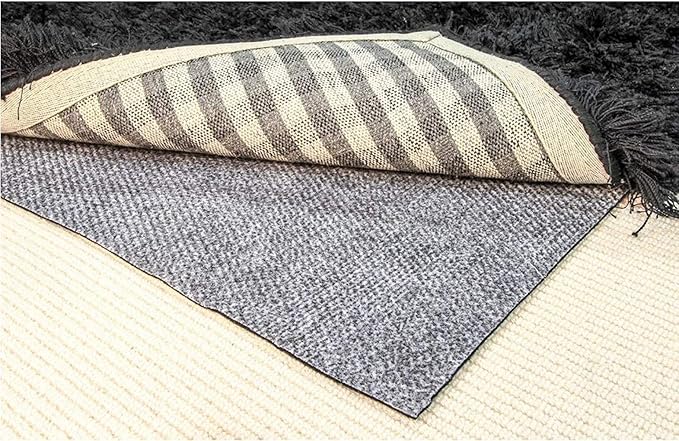 Hold-a-Rug Plush 2'6 x 11' Nonskid, Nonslip Rug Pad, Reversible Gripper, ¼ Thick, Safe for All Floors and Carpet, Keep Area Rugs Secure
