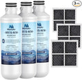 MARRIOTTO Water Filter LT1000PC Replacement for Refrigerator and LT120F ADQ73334008 Fresh Air Filter, Compatible with LT1000P/PC/PCS, LT1000PC,LT-1000PC, MDJ64844601, ADQ747935 ADQ74793504