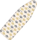 Ironing Board Cover with Two 5MM Thick Feltpads,15"x48"Heat Resistant Replacement Ironing Board Cover and Pad,Fits Standard Ironing Boards,Durability and Easy to Install