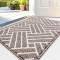 OLANLY Indoor Door Mat, 36x24 Inch, Dirt Resistant and Absorbent, Non-Slip Rubber Backing Floor Mats, Easy Clean Low-Profile Doormat for Entryway, Front Door, and Inside Entrance, Khaki