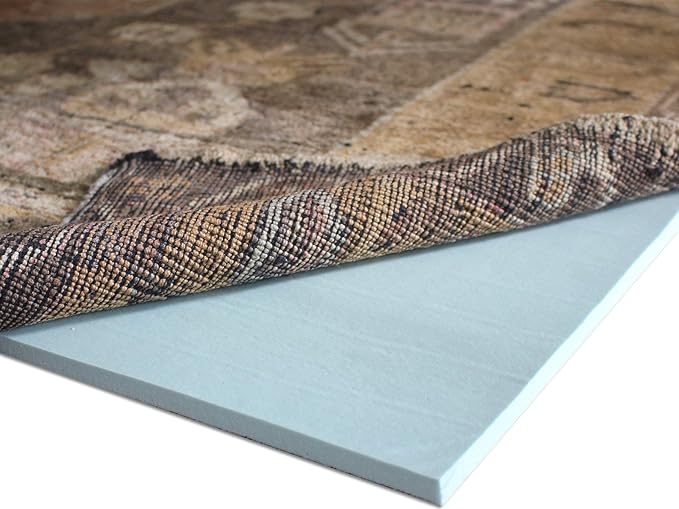 RUGPADUSA - Cloud Comfort Memory Foam - 7'x10' - 7/16" Thick - Luxurious Cushioned Rug Pad - Water Resistant