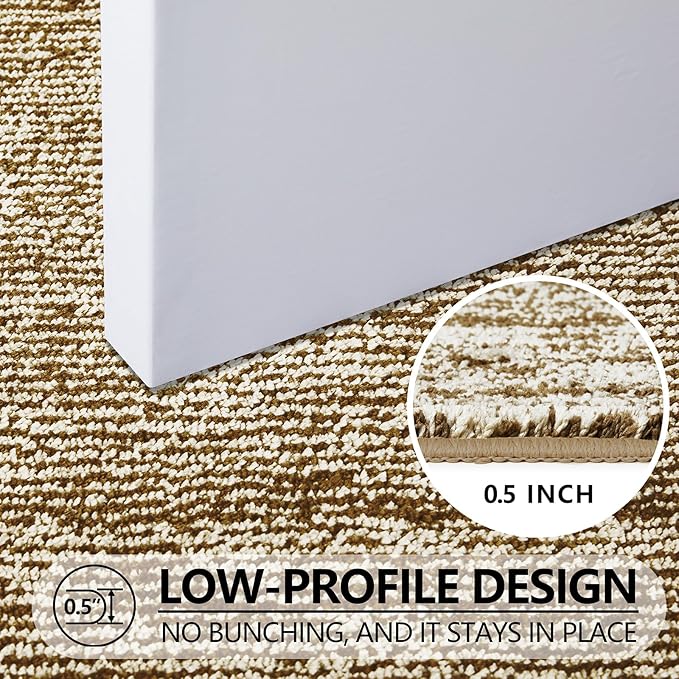 REFETONE Indoor Doormat, Front Door Mat 24"x36" Absorbent Rubber Backing Non Slip Back Door Mats, Washable Low-Profile Inside Floor Mat Door Rugs for Entryway, Resist Dirt Mud Mat for Dogs, Coffee