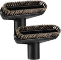Honoson 2 Pcs 1-1/4 Vacuum Brush Attachment Square Horse Hair Vacuum Dusting Brush Hose Attachments Dust Tool Replacement 1.25 Soft Bristle Cleaner for Standard Hose