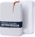 Utopia Bedding Waterproof Mattress Protector Twin Size, Premium 3D Air Soft Fabric Mattress Cover, Fits 15 Inches Deep, Breathable, Fitted Style with Stretchable Pockets