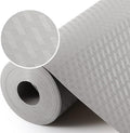 Light Gray Shelf Liners for Kitchen Cabinets Refrigerator Liners Waterproof & Oil-Proof Kitchen Cupboard Liner Drawer Mats EVA Material Non Adhesive Fridge Liner for Shelves 23.6 x 236.2 Inches