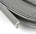 Weather Stripping Door Seal Strip Soundproof Q Foam Tape, Exterior Door Insulation Strip for Large Gap, Easy to Install(Grey, 28FT)