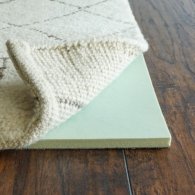 RUGPADUSA - Cloud Comfort Memory Foam - 10'x14' - 7/16" Thick - Luxurious Cushioned Rug Pad - Water Resistant
