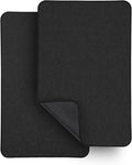 Bath Mat,Ultra Thin Bathroom Runner Rugs,Large Bath Mats for Bathroom,Quick Dry,Non-Slip,Machine Washable,Low Pile,Bath Rug,Shower Outside,Sink,Home Decor Accessories.Black,1'5"x2'3"(2 Pack)