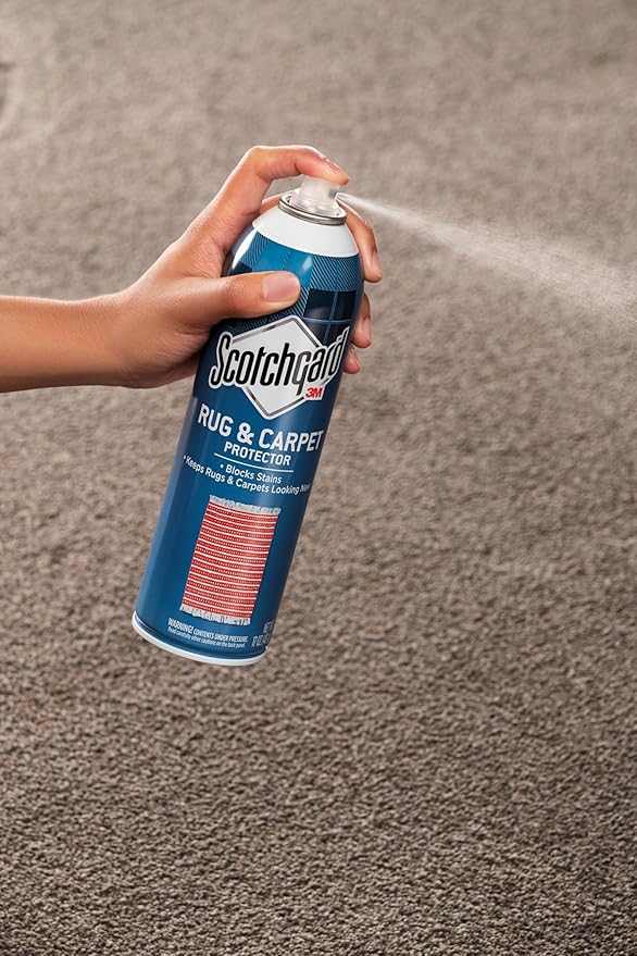 Scotchgard Rug & Carpet Protector, Carpet & Rug Protector Blocks Stains During Spring and Summer Gatherings, Fabric Protector Makes Cleanup of Stains from Muddy Footprints Easier, 14 oz(Pack of 6)