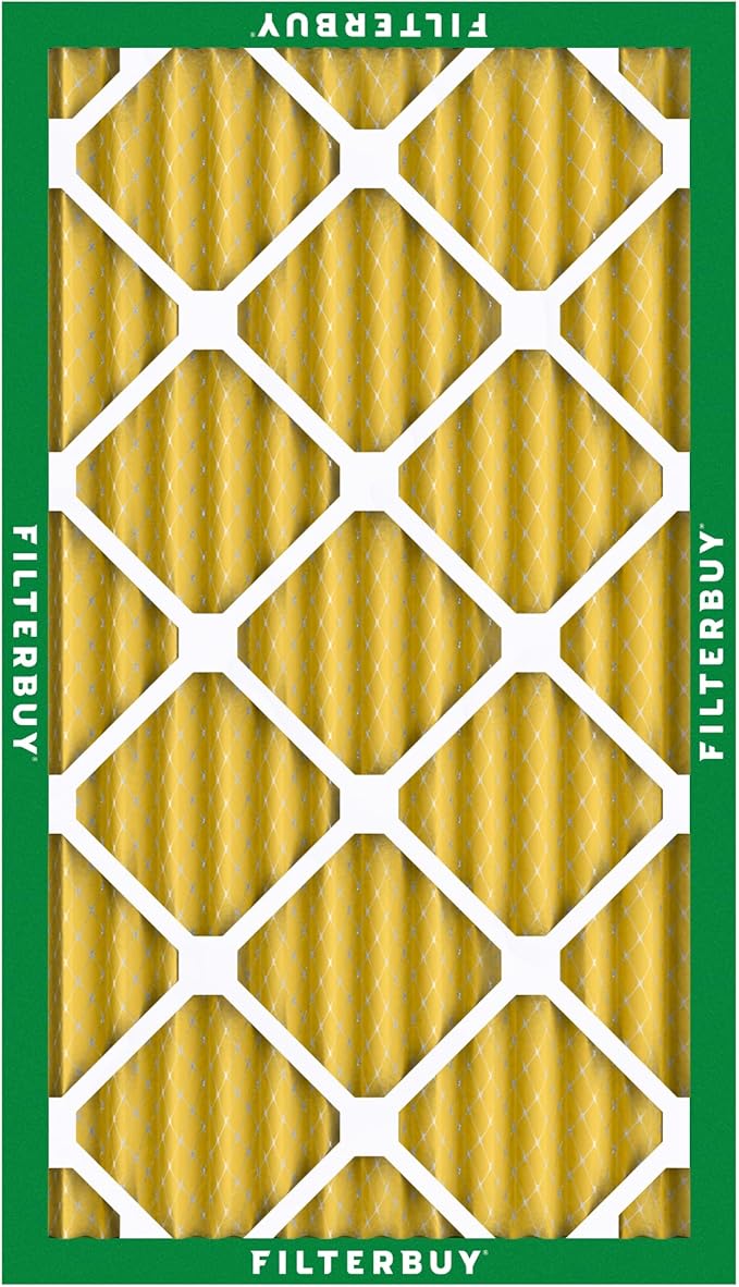 Filterbuy 14x24x2 Air Filter MERV 11 (MPR 1200) Allergen Defense Replacement (4-Pack), Electrostatic Pleated HVAC AC Furnace Filters, Made in USA (Actual Size: 13.50 x 23.50 x 1.75)