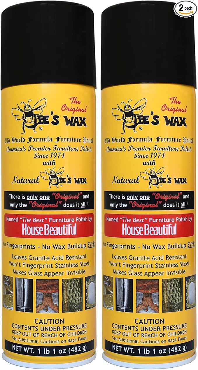The Original Bee's Wax Old World Formula Furniture Polish - 2 Pack