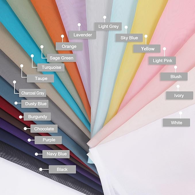 Chyhomenyc Sage Green Sheer Curtains 96 Inches Long 2 Panels, Light Filtering Green Curtains for Living Room, Soft Gentle Voile Rod Pocket Bedroom Window Drapes, 59Wx96L Inch, 2PCS