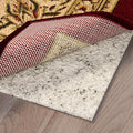 Ottomanson 2' x 7'8" Non-Slip Rug Pad Gripper 1/12 Inch Ultra Thin Dual Surface Felt + Rubber Gripper - Safe for All Floors, Cream
