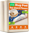 Non-Slip Rug Pad Gripper 2x10 Feet, Anti Skid Mat for Kitchen Hallway Runner Rug, Keep Rugs in Position and Safe, Thick Cushioned Carpet Pad for Hardwood Floors Protection