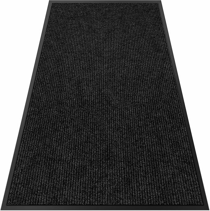 2′ x 50′ Front Door Mat Indoor Outdoor Entrance, Commercial Floor Mat Heavy Duty Dirt Trapper Entryway Doormat, Custom Size Non Slip Rubber Backing Welcome mat, Door Mat for High Traffic Area