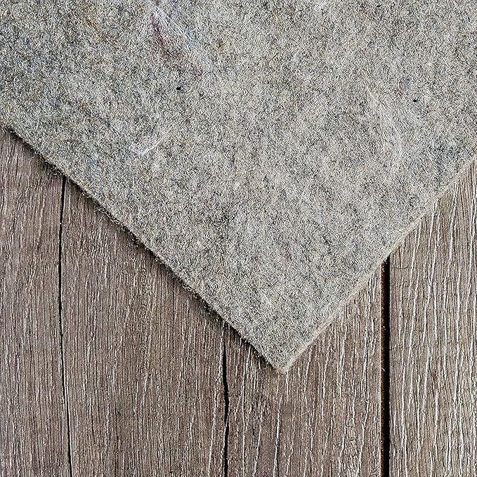 RUGPADUSA - Dual Surface - 7'10" x 10'10" - 1/4" Thick - Felt + Rubber - Non-Slip Backing Rug Pad - Safe for All Floors