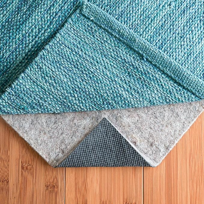 RUGPADUSA - Dual Surface - 7'6" x 9'6" - 1/8" Thick - Felt + Rubber - Non-Slip Backing Rug Pad - Adds Low-Profile Comfort and Protection