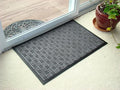 Kempf Water Retainer Entrance Mat, Indoor Outdoor Rubber Rug, Moisture Trapping, Absorbent Mat, 2 by 3-Feet, Black