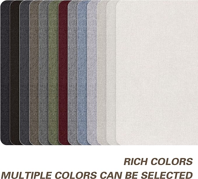 KING MOUNTAIN Fine Linen Repair Patches, Self-Adhesive Linen Fabric Patches, 8X11 inch Extra Size, Multi Color, Can be Used for Linen Sofa Repair and Linen Clothes Repair(Grass Green,8" x 11")